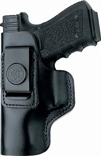 DESANTIS INSIDER HOLSTER IWB - LH LEATHER SHIELD 9/40/45 BLK