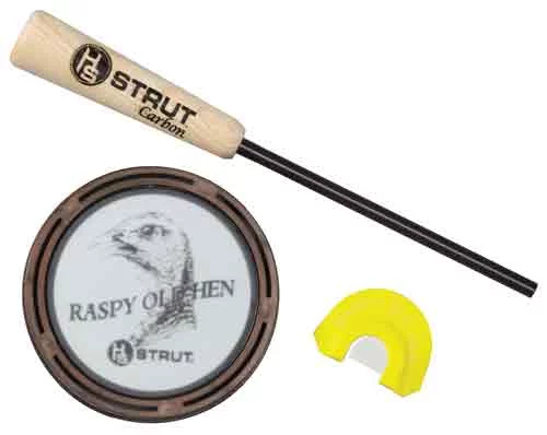 HS STRUT TURKEY CALL POT STYLE - RASPY OLD HEN GLASS