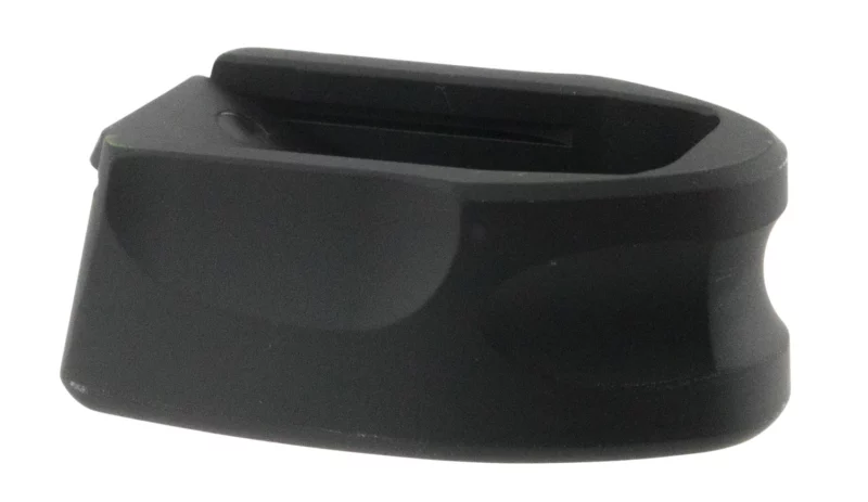 Samson 040603201 Magazine Extension made of 6061-T6 Aluminum with Hardcoat Anodized Black Finish for 9mm Luger S&W M&P Shield, M&P Shield M2.0 7 & 8 Round Mags (Adds 1rd)