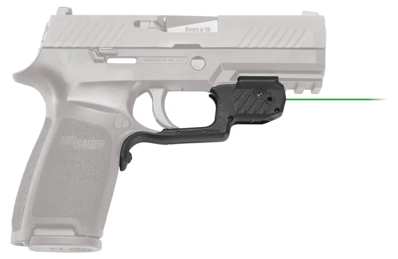 Crimson Trace 0177801 LG-420G Green Laserguard Black Sig Sauer P320/M17/M18