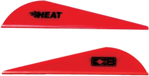 BOHNING HEAT VANE 2.5" - SOLID RED 36PK
