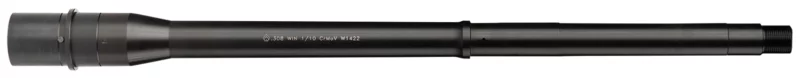 Ballistic Advantage BABL308003M Modern Series 308 Win 16" Black QPQ Finish 4150 Chrome Moly Vanadium Steel Material Tactical Government Midlength for AR-10