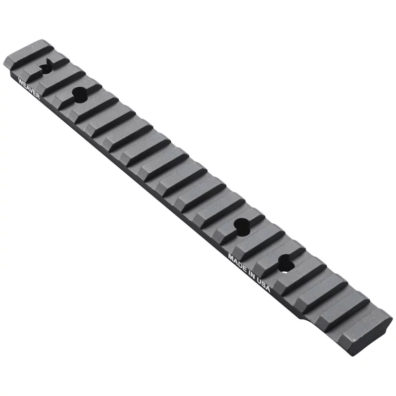 Weaver Mounts 99468 Multi-Slot Base Extended Black Anodized Aluminum Fits Ruger American Long Action