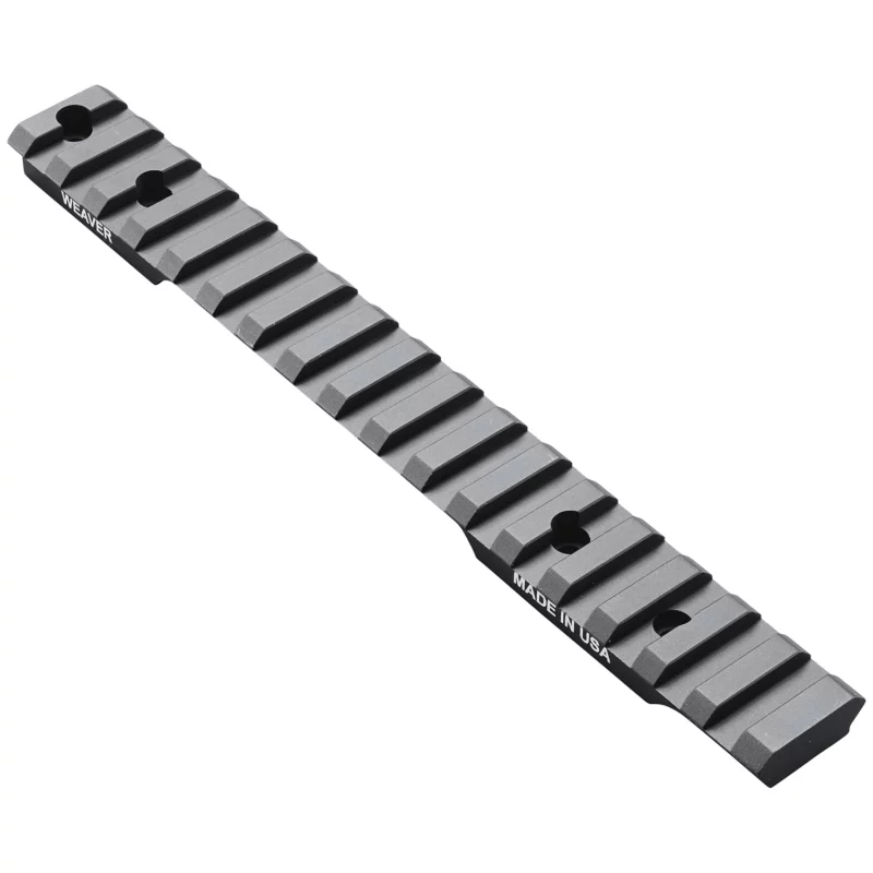 Weaver Mounts 99491 Multi-Slot Base Extended Black Anodized Aluminum Fits Savage 10/11/12/14/16 Short Action
