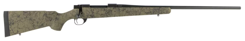 Howa HHS62603 M1500 HS Precision 270 Win 5+1 22" Barrel, Black Metal Finish, Green Black Webbed Fixed HS Precision Stock