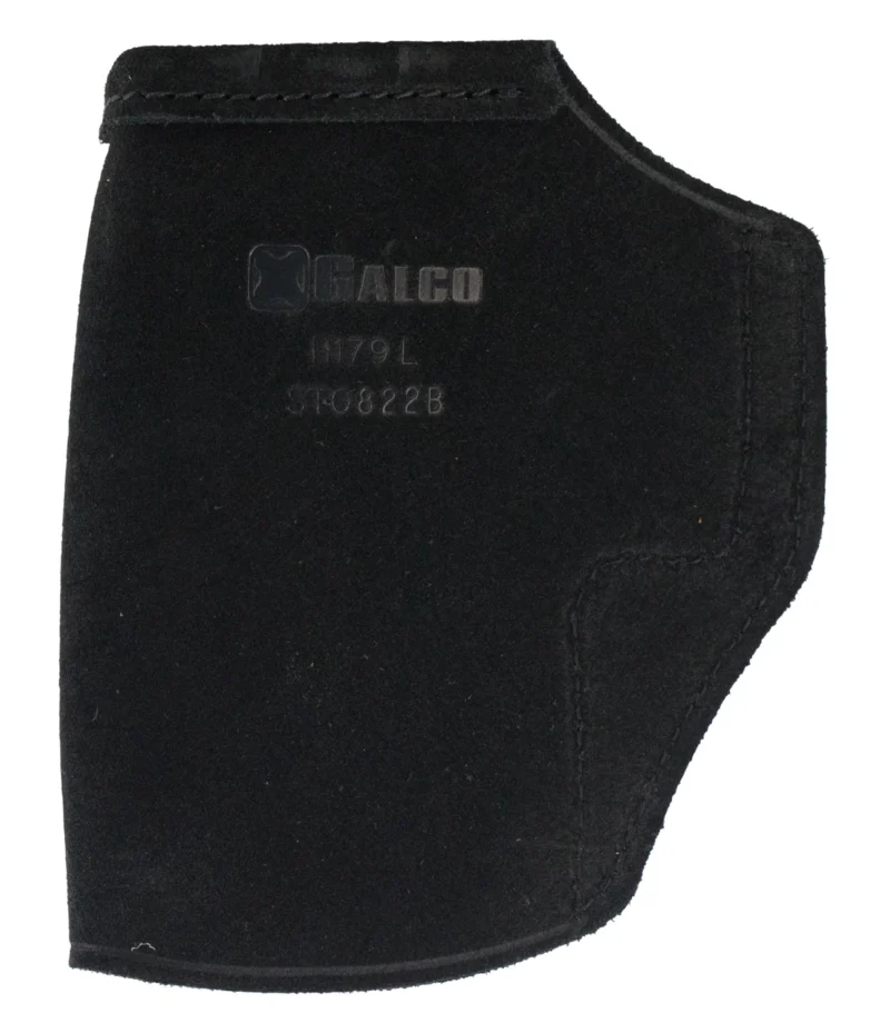 Galco STO836B Stow-N-Go IWB Black Leather Belt Clip Fits Ruger LCP II/LCP Max Belt 1.75" Wide Right Hand