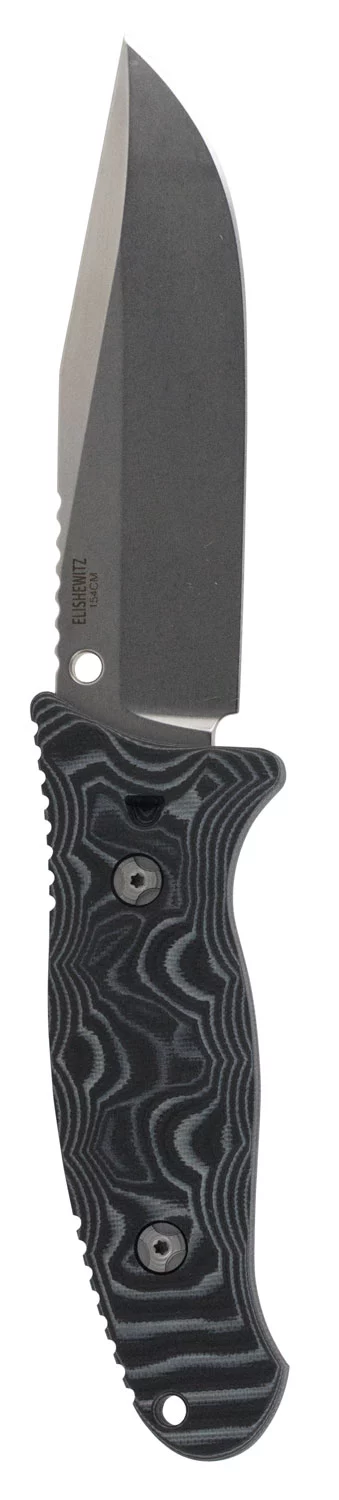 Hogue 35279 EX-F02 4.50" Fixed Clip Point Plain Black 154CM SS Blade/G-Mascus Black G10 Handle