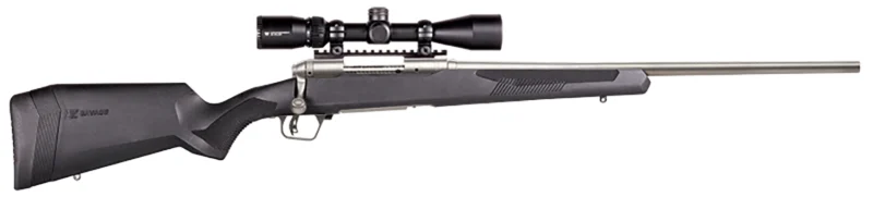 Savage Arms 57343 110 Apex Storm XP 243 Win 4+1 22", Matte Stainless Metal, Synthetic Stock, Vortex Crossfire II 3-9x40mm Scope