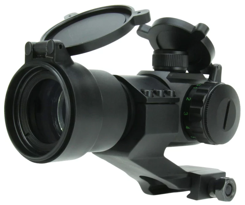 TacFire RD004 1x30 Dual Illuminated Red/Green Dot Sight Black Anodized 1 x 30 mm 2 MOA Dot