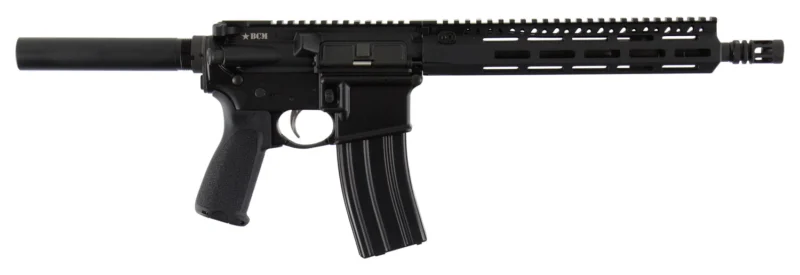 BCM 610850 RECCE-11 MCMR 5.56x45mm NATO 30+1 11.50" Government Profile Steel Barrel, Anodized 7075-T6 Aluminum Receiver, Hard Coat Anodized Buffer Tube Stock, Bravo Mod 3 Grip, Ambidextrous Safety