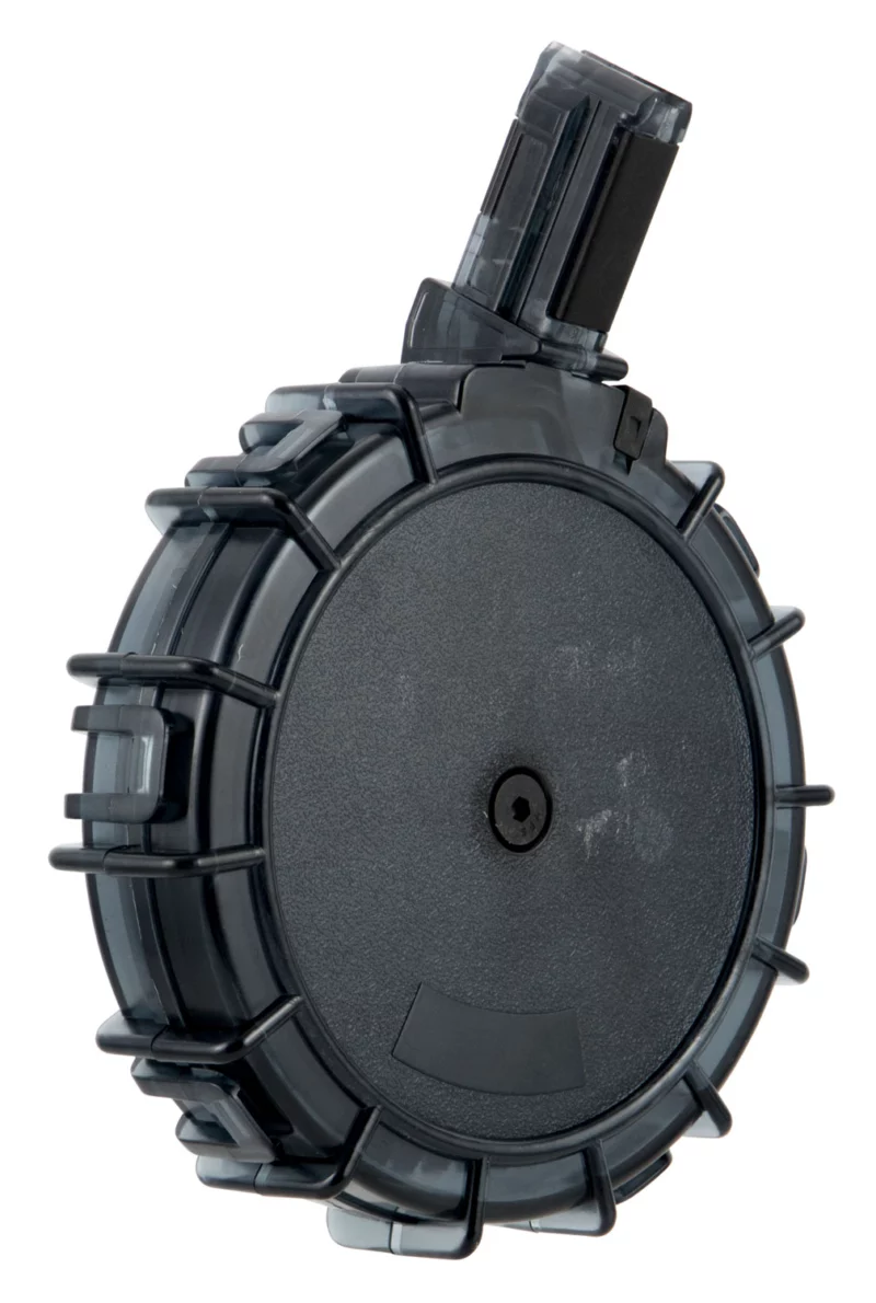 ProMag REMA3 Standard 55rd Drum 22 LR Fits Remington 597 Smoke Polymer