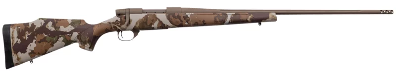Weatherby VFN65CMR6B Vanguard First Lite 6.5 Creedmoor 4+1 26" Barrel/Rec. w/Flat Dark Earth Cerakote Finish, First Lite Fusion Camo Fixed Monte Carlo Stock