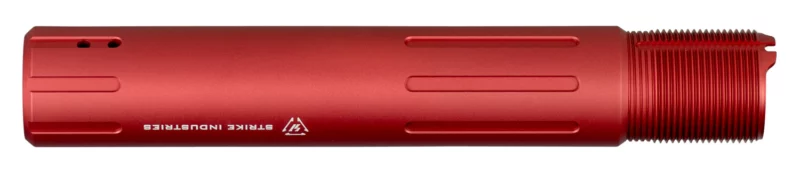 Strike ARCARPRESLICKRED Receiver Extension Tube AR Pistol Platform Red Anodized Aluminum AR Carbine