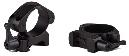 Konus 7410 Steel Rings Matte Black 30mm Quick Release Medium 0 MOA