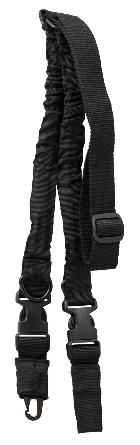 NcStar AARS21PB 2/1 Point Sling 1.25" W x 55"-72" L Adjustable Bungee Black