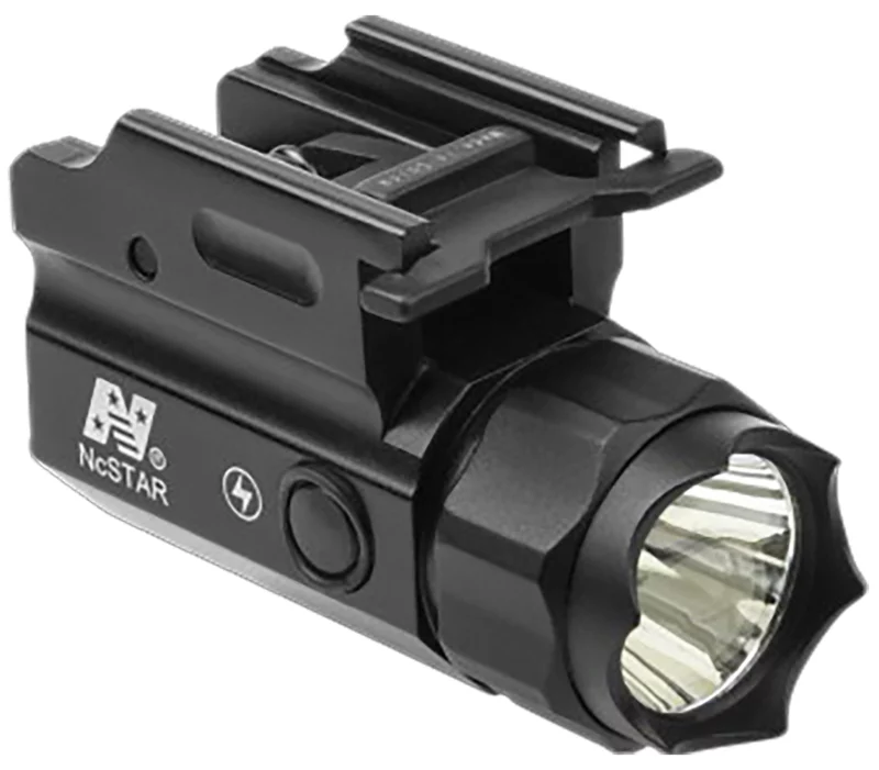NcStar ACQPTF Compact Flashlight QR w/Strobe Black 150 Lumens White Cree LED