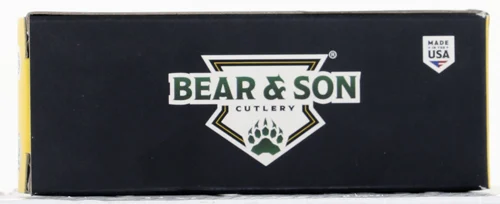 BEAR & SON SLIP JOINT FOLDER - 1.5" BLACK/SS ALUMIMUN HANDLE - Image 2