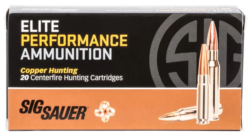 Sig Sauer E243H120 Elite Copper Hunting 243Win 80gr Copper Solid 20 Per Box/10 Case