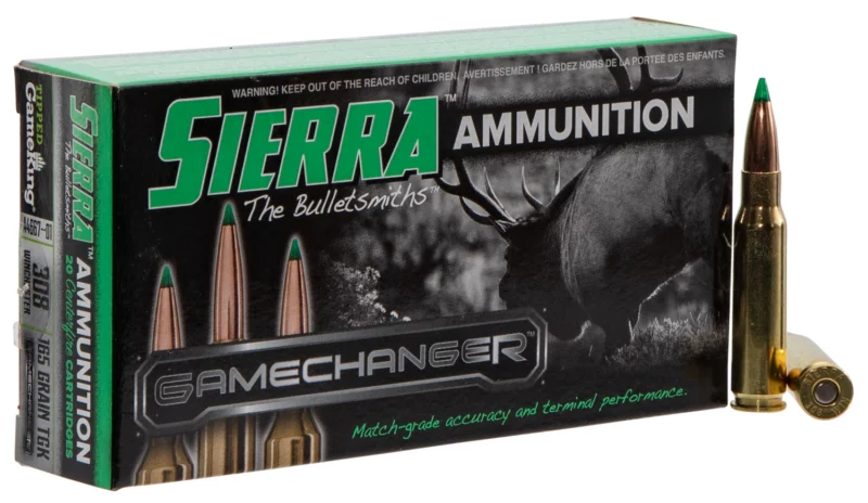Sierra A466701 GameChanger 308Win 165gr Sierra Tipped GameKing 20 Per Box/10 Case
