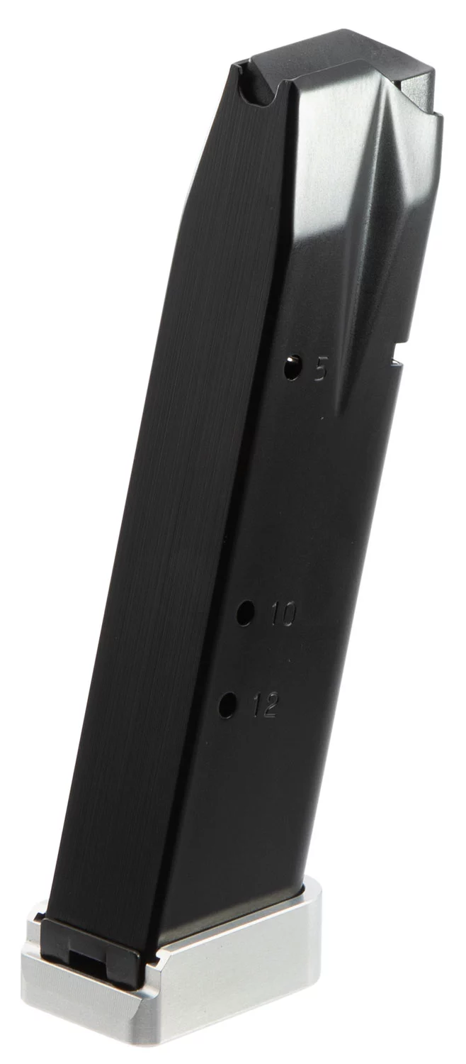 Mec-Gar MG9226X54014AFC Standard 14rd Extended 40 S&W Fits Sig P226 X5 Blued w/Anti-Friction Coating Carbon Steel