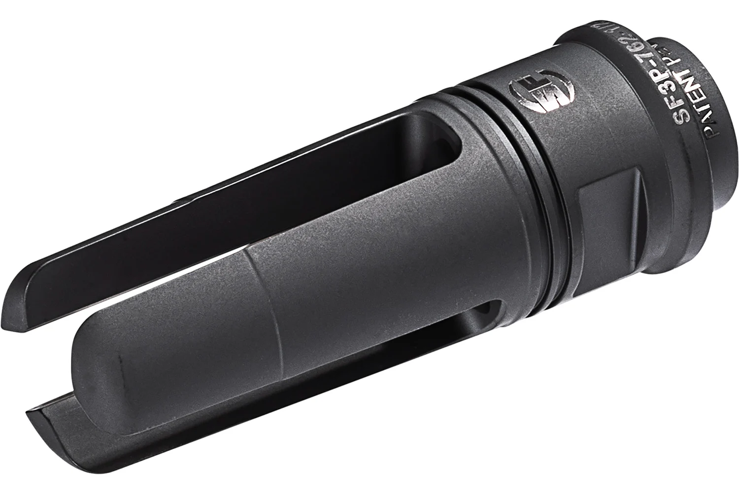SureFire SF3P762MG1228 SOCOM 3-Prong Flash Hider Black DLC Stainless Steel with 1/2"-28 tpi Threads & 2.60" OAL for 7.62x51mm NATO AR-10