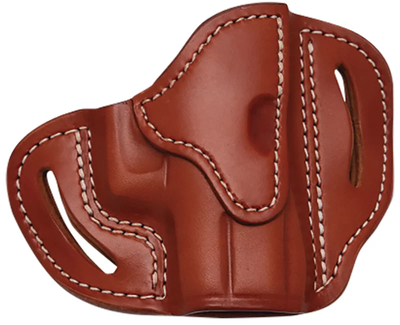 1791 Gunleather BHCCBRR BHC OWB Size C Classic Brown Leather Belt Slide Compatible w/Glock 43/Sig P365/Walther PPK Right Hand