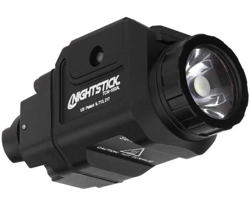 Nightstick TCM550XL Compact Weapon-Mounted Light Black Anodized 550 Lumens White LED