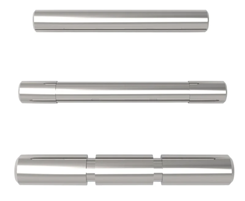 Cross Armory CRGPSSV 3 Pin Set Compatible w/ Glock Gen1-3 Silver Steel