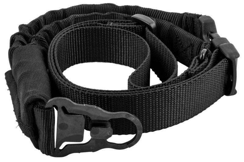 Blackhawk 70GS20BK Storm S Type Rifle Sling Black Nylon 46"-64" OAL 1.25" Wide Single-Point Design
