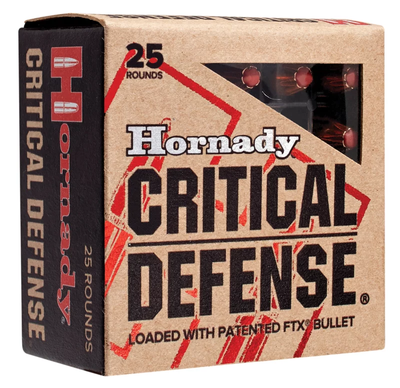 Hornady 90061 Critical Defense 327FederalMag 80gr Hornady Flex Tip eXpanding 25 Per Box/10 Case