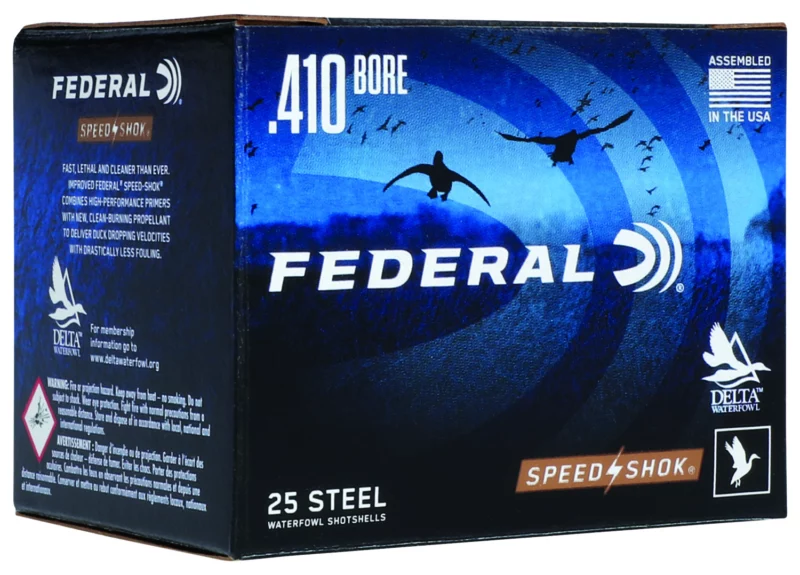 Federal WF4136 Speed-Shok 410Gauge 3" 3/8oz 6Shot 25 Per Box/10 Case