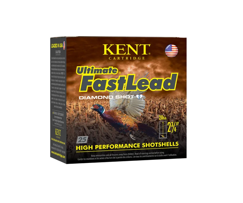 Kent Cartridge K202UFL2875 Ultimate Fast Lead 20Gauge 2.75" 1oz 7.5Shot 25 Per Box/10 Case