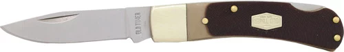 OLD TIMER KNIFE BEAR HEAD - 1-BLADE LOCKBACK 2.2" S/S DEL