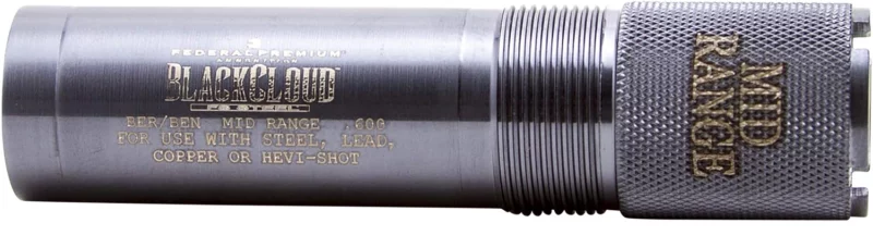 Carlson's Choke Tubes 09020 Black Cloud Winchester 20 Gauge Mid-Range Steel Titanium Coated