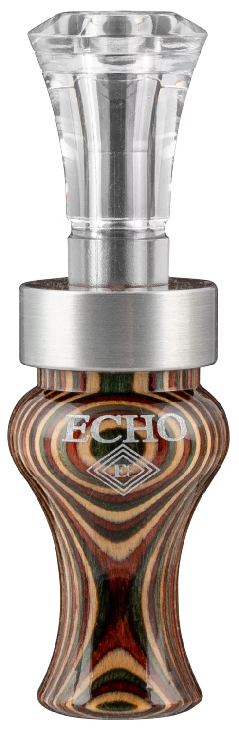 Echo Calls 77754 Timber Double Reed Mallard Sounds Attracts Ducks Multi Color DiamondWood