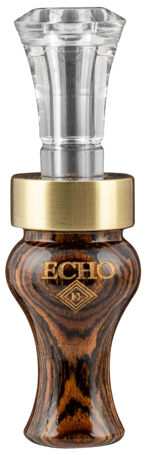 Echo Calls 90016 Timber Double Reed Mallard Sounds Attracts Ducks Brown Bocote Timber