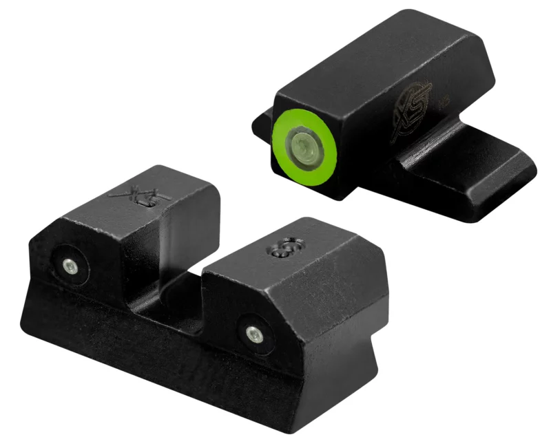 XS Sights SIR015P6G R3D Night Sights- Sig Sauer- Springfield Armory Black | Green Tritium Green Outline Front Sight Green Tritium Rear Sight