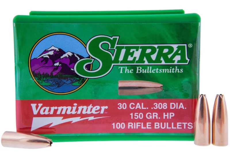 Sierra 2136 Varminter 308Win 150gr Hollow Point 100/Box