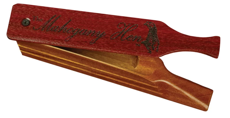 Woodhaven WH345 Mahogany Hen Box Call Turkey/Hen Sounds Attracts Turkeys Mahogany Wood