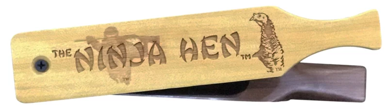 Woodhaven WH088 Ninja Hen Box Call Attracts Turkeys Natural Walnut