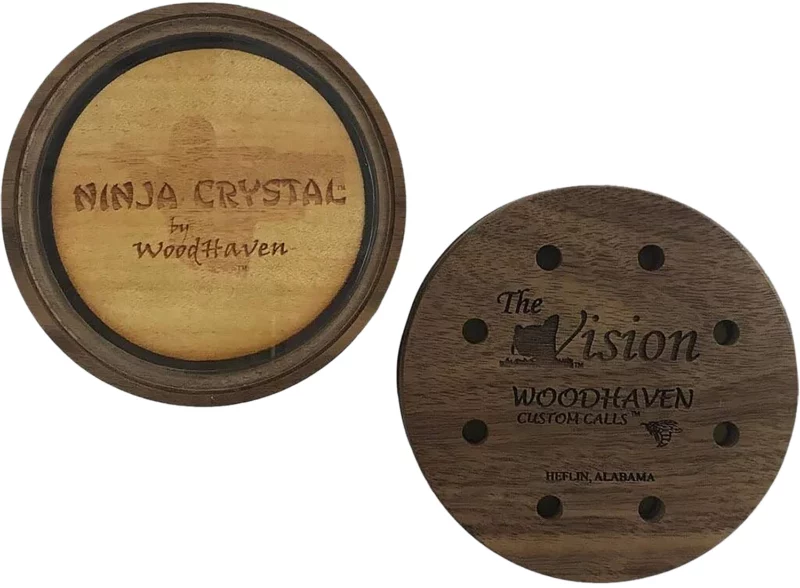 Woodhaven WH087 Ninja Friction Call Attracts Turkeys Natural Crystal/Wood