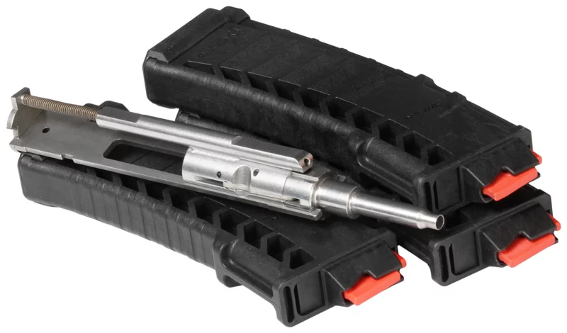 CMMG 22BA6AE Bravo Compatible w/ 5.56/ .223 AR Platform Rifles 22 LR 10rd Includes 3 Magazines