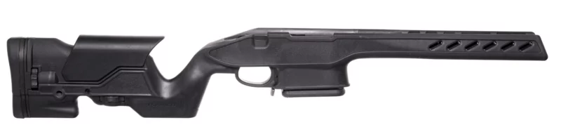 Archangel AA700SA Precision Elite Stock Black Synthetic Fixed with Adjustable Cheek Riser for Remington 700 Short Action Includes Mag