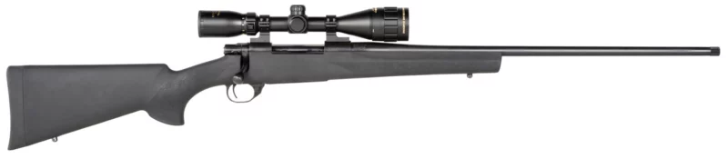 Howa HGP2300B M1500 Gamepro Gen2 300 Win Mag 3+1 24" Threaded Barrel, Blued Metal Finish, Black Fixed Hogue Pillar-Bedded Overmolded Stock, Includes GamePro 4-12x40mm Scope