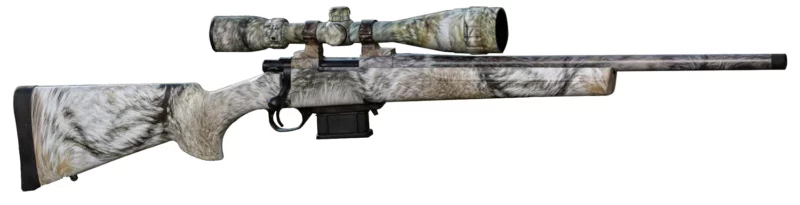 Howa HMA70722FY M1500 Mini Action Full Size 7.62x39mm 5+1 20" Yote Heavy Barrel, Yote Drilled & Tapped Steel Receiver, Yote Fixed HTI Synthetic Stock, Nikko Stirling GamePro 4-12x40mm