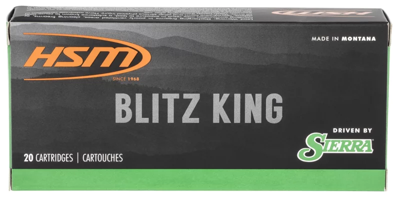 HSM 2225020N Varmint 22-250 Rem 55 gr Sierra BlitzKing 20 Per Box/ 25 Case