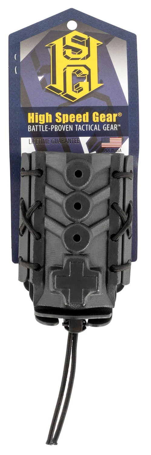 High Speed Gear 11TQK0BK Tourniquet TACO Black Kydex, 2" Belt Clip/MOLLE U-Mount, Compatible w/ Most Tourniquets