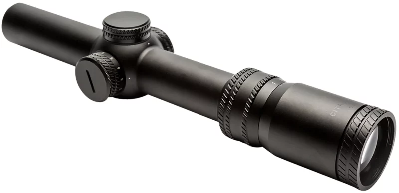 Sightmark SM13138CR1 Citadel Black Hardcoat Anodized 1-10x 24mm 30mm Tube Illuminated Red CR1 Reticle