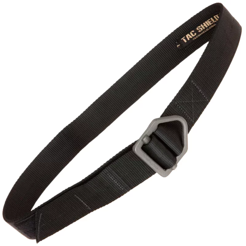Tacshield T32XLBK Tactical Riggers Belt Black Webbing 42-46" 1.75" Wide Rigger Buckle Closure
