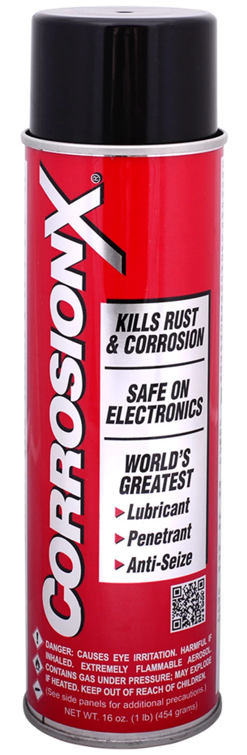 Corrosion Technologies 90102 CorrosionX Cleans, Lubricates, Prevents Rust & Corrosion 16 oz Aerosol